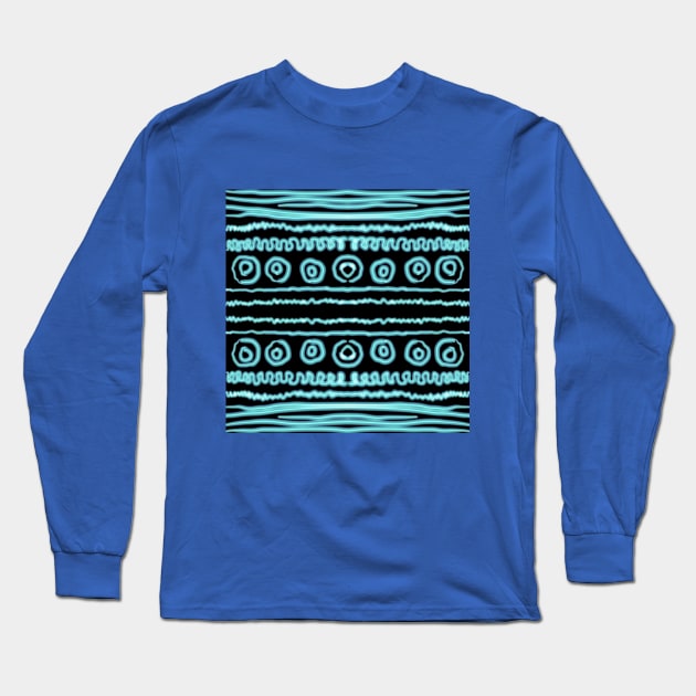 Folk pattern Long Sleeve T-Shirt by Tapan